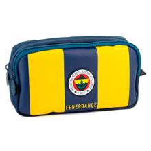 Fenerbahçe Efsane Çubuklu Suni Deri Kalem Çantası/Kalemlik - 25759