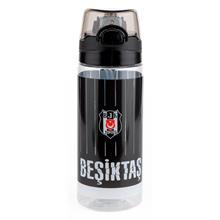 Beşiktaş İnce Çubuk Desenli 500 ml Okul ve Günlük Matara/Suluk - Pipetli - 25371
