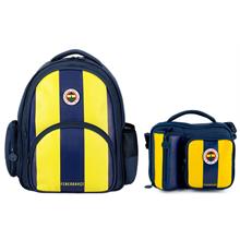 Fenerbahçe Lisanslı Okul Çantası ve Beslenme Çantası Seti - SETME25756B