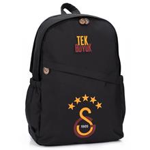 Galatasaray Yıldız Desenli Siyah Sırt Çantası - ME25691