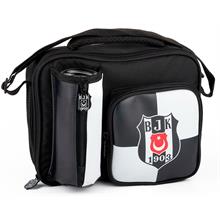 Beşiktaş BJK 1903 Logo Desenli Okul Beslenme Çantası - Siyah/Beyaz - 25362