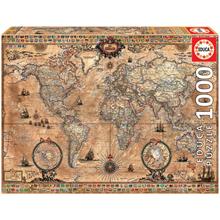 Educa 1000 Parça Harita Puzzle Antique World Map